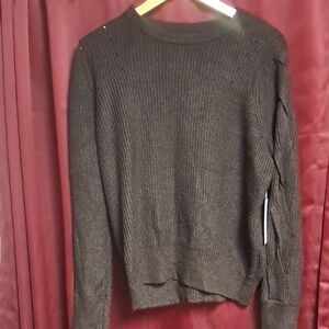 Liz Claiborne Black Crew Neck Sweater
